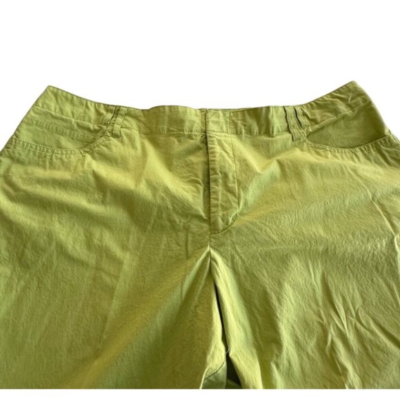 Venezia Plus Size 22 Light Green Cotton/Spandex Capris For Women - Picture 8 of 8